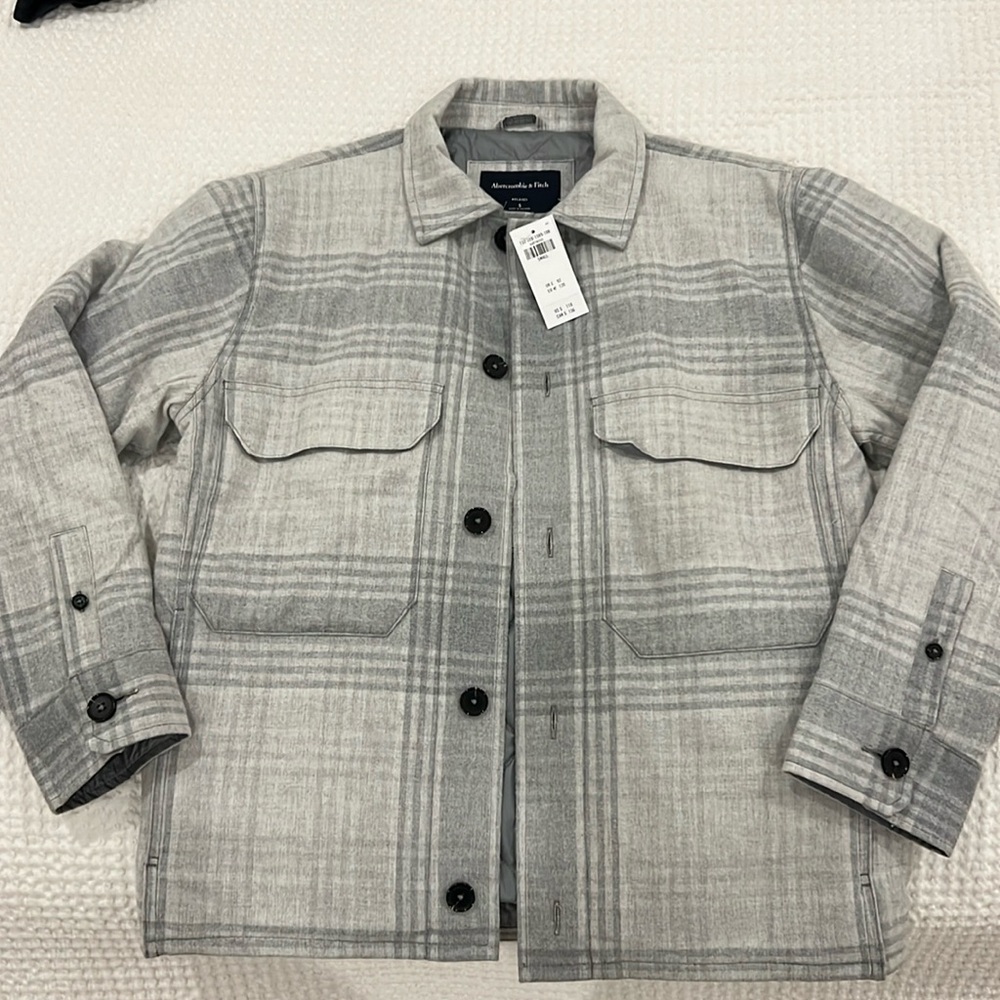 NWT men’s Abercrombie Shirt Jacket